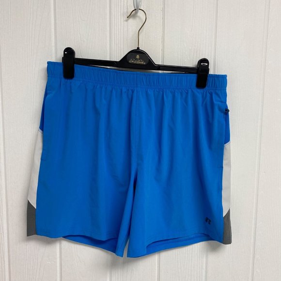 Russell Men's Light Blue Pull String Elastic Waist Training Fit Shorts Size L - Picture 11 of 11